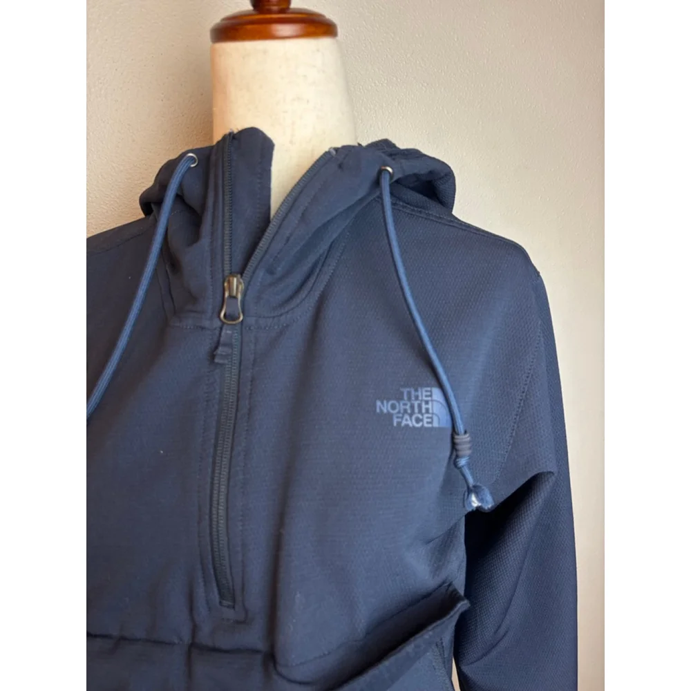 Men's The North Face Navy Hoodie S coat jacket pullover spring lightweight - Picture 3 of 7
